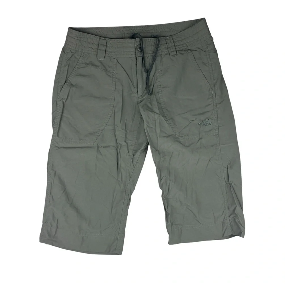 The North Face Shorts Women’s Size 6 Bermuda Nylon Brown Hiking Outdoor - Picture 6 of 14